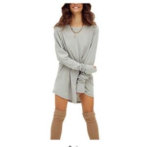 Free People Long Sleeve Arden Tee XL